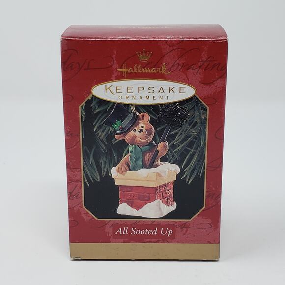 1999 Hallmark All Sooted Up Handcrafted Keepsake Christmas Holiday Ornament - Picture 1 of 9